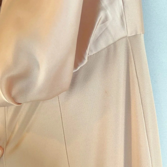 Vera Wang Pink Rose Gold Sequin Formal Gown $395 - Picture 11 of 15